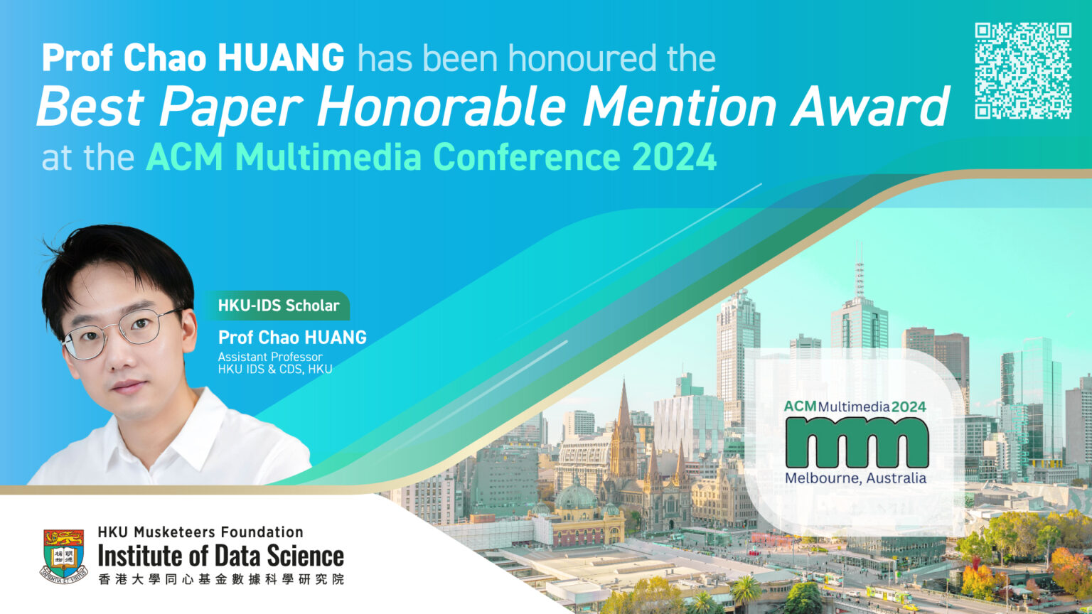 Chao HUANG - HKU Musketeers Foundation Institute of Data Science